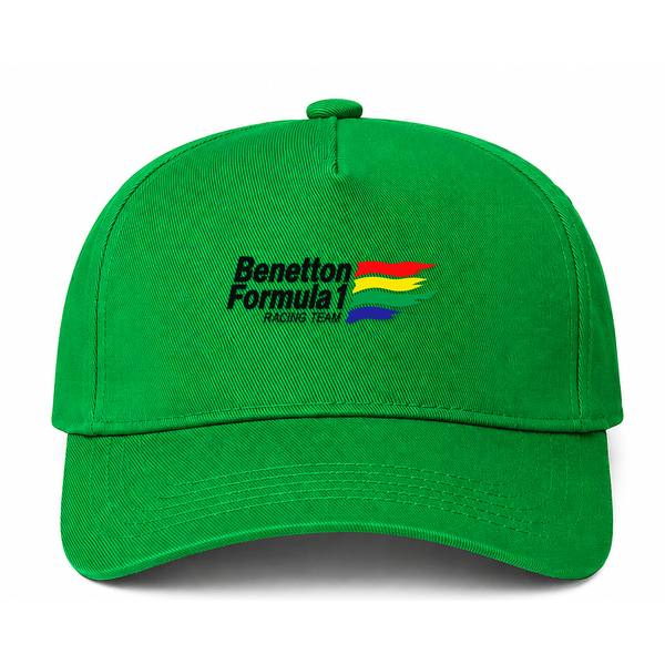 Benetton Formula 1 Racing Team Green Dad Baseball Cap Hat