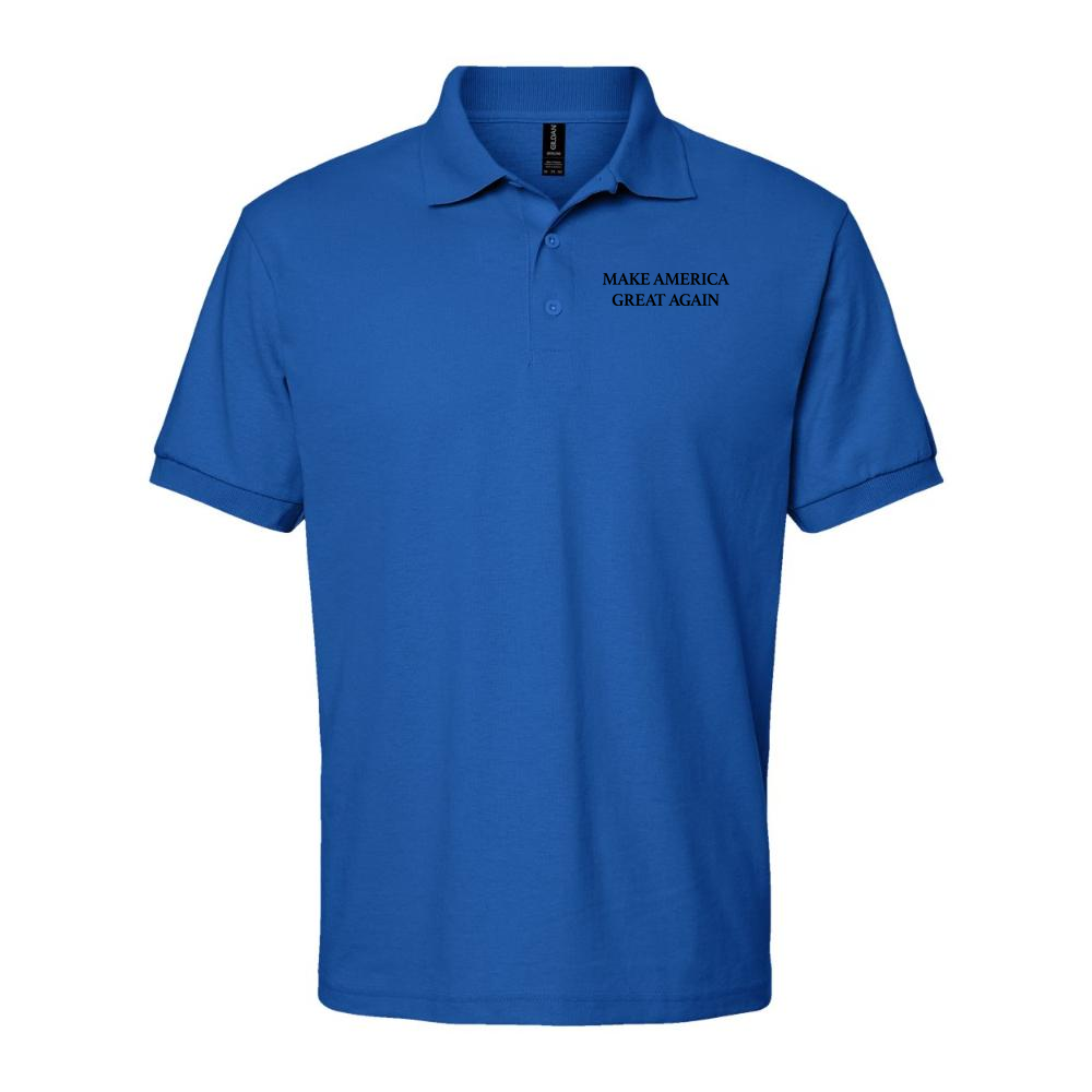 Men's Make America Great Again Dry Blend Polo - Blue