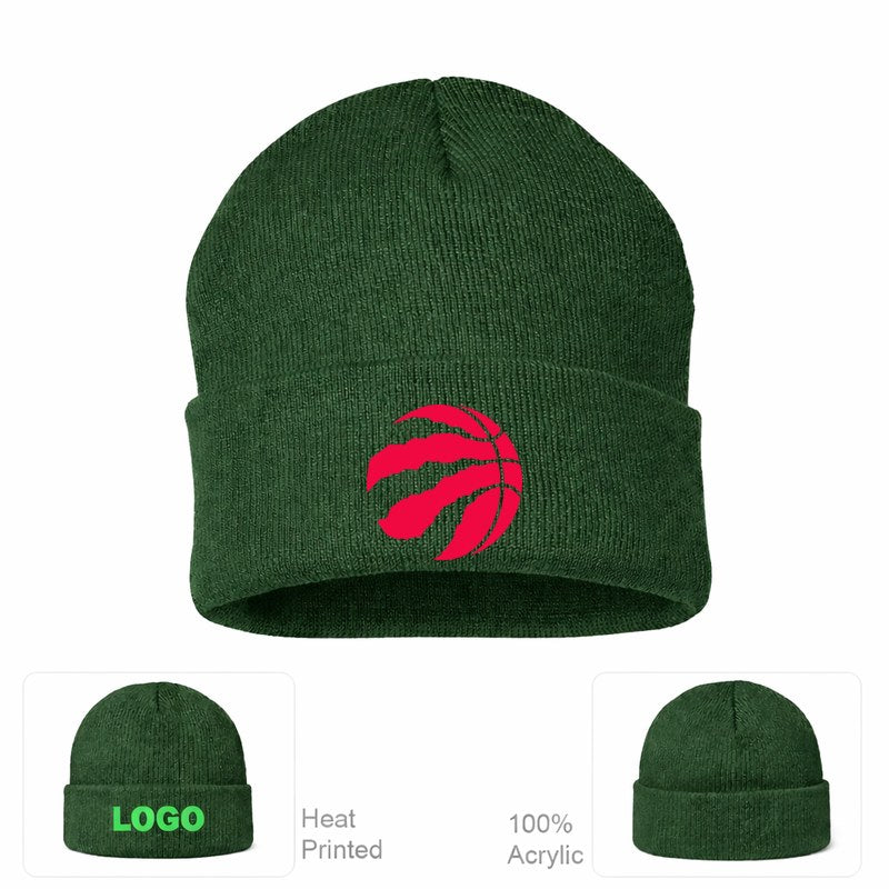Toronto Raptors Forest Green Beanie Hat