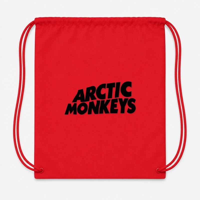 Arctic Monkeys Drawstring Bag - Red