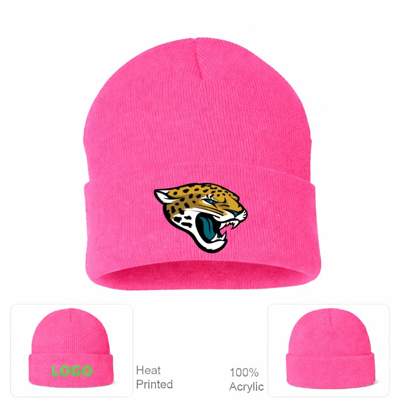 Jacksonville Jaguars Pink Beanie Hat