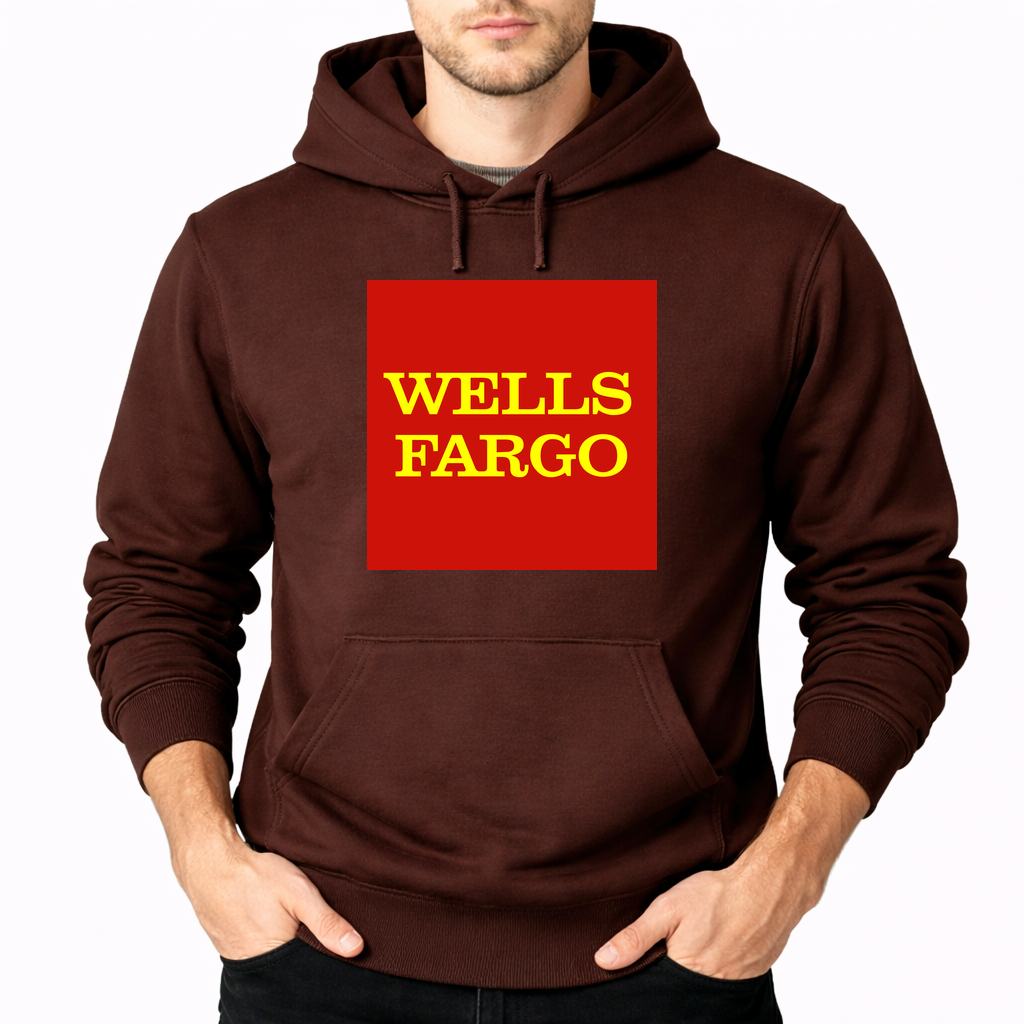 Men's Wells Fargo Pullover Hoodie - Brown