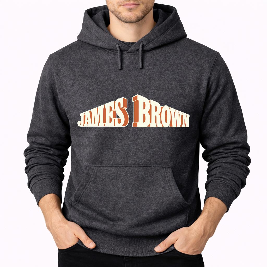 Men's James Brown Pullover Hoodie - Charcoal
