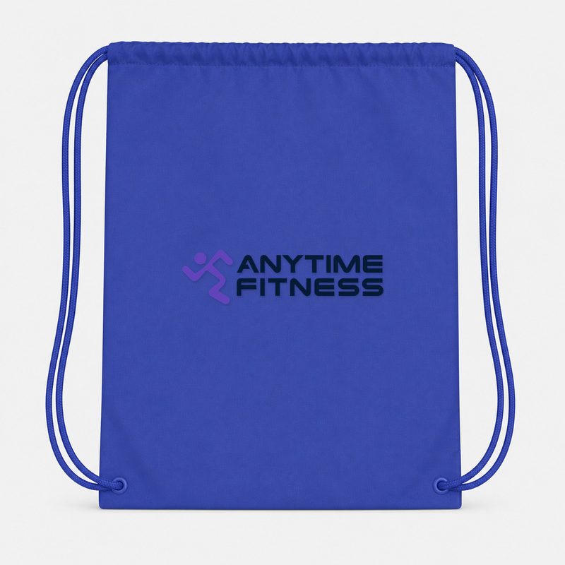 Anytime Fitness Drawstring Bag - Blue