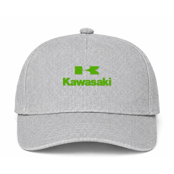 Kawasaki Logo Gray Dad Baseball Cap Hat