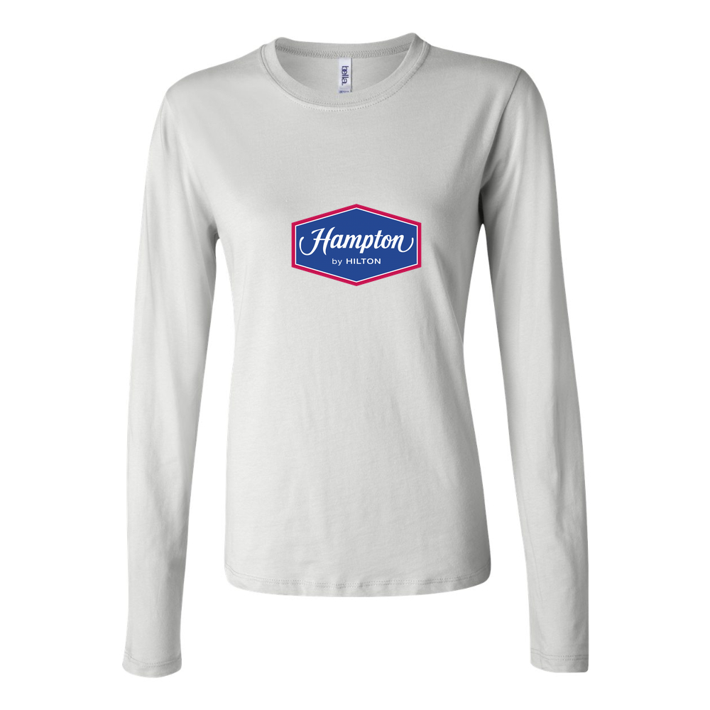 Women's Hampton Long Sleeve T-Shirt - White