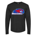 Men's UMass Lowell River Hawks Logo Long sleeves Cotton Blend T-Shirt - Black
