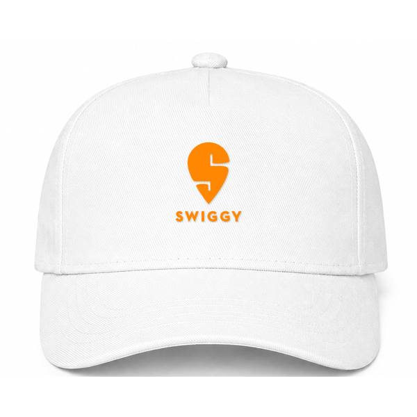 Swiggy Logo White Dad Baseball Cap Hat