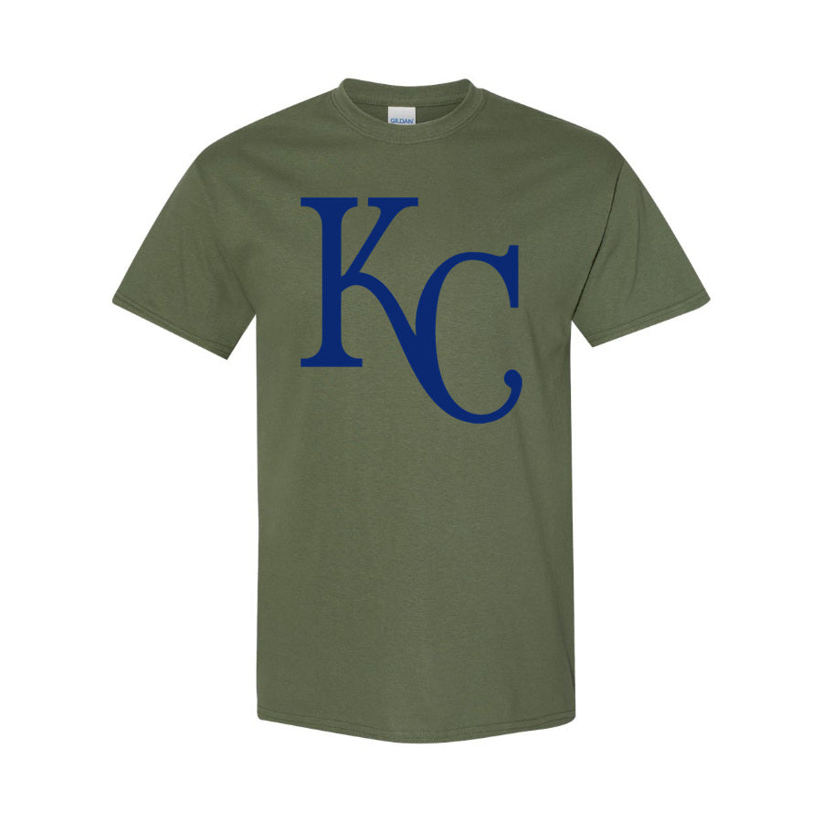 Men's Kansas City Royals Cotton T-Shirt - Army Green