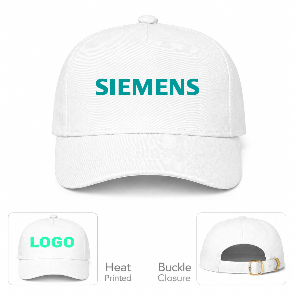 Siemens White Dad Baseball Cap Hat