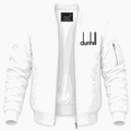 Men's Dunhill black Lightweight Bomber Jacket - White