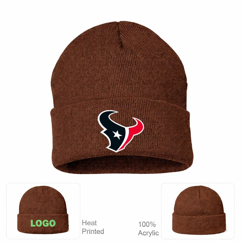 Houston Texans Brown Beanie Hat