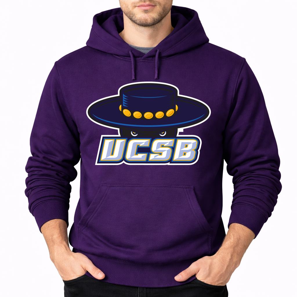 Men's UCSB Gauchos Pullover Hoodie - Purple