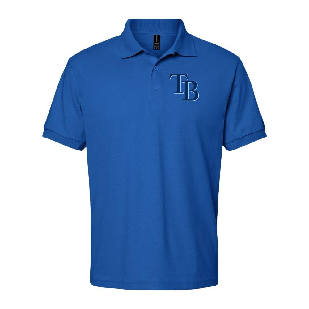 Men's Tampa Bay Rays Dry Blend Polo - Blue
