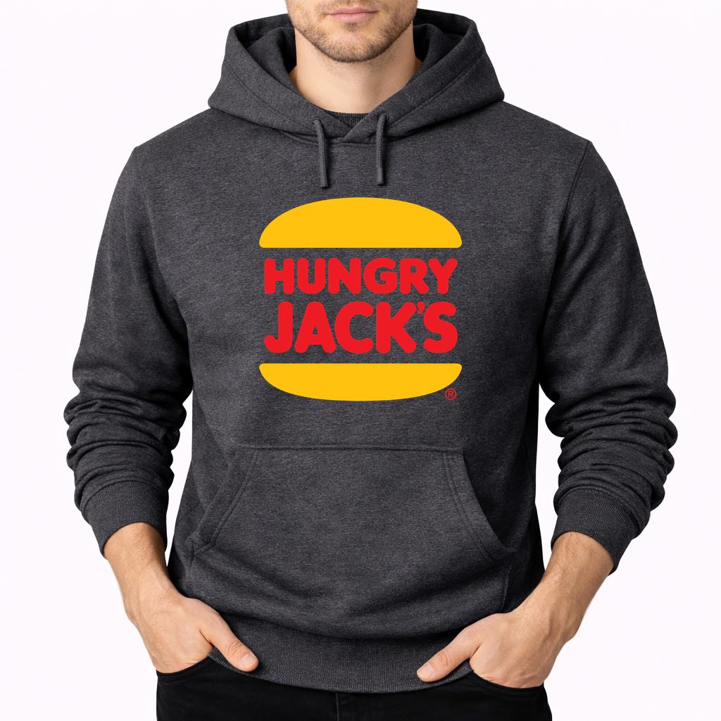 Men's Hungry Jacks Pullover Hoodie - Charcoal