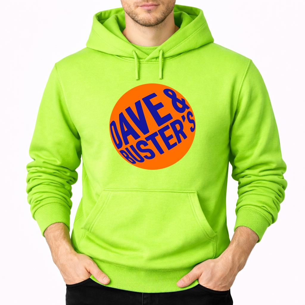 Men's Dave Buster S Pullover Hoodie - Lime green