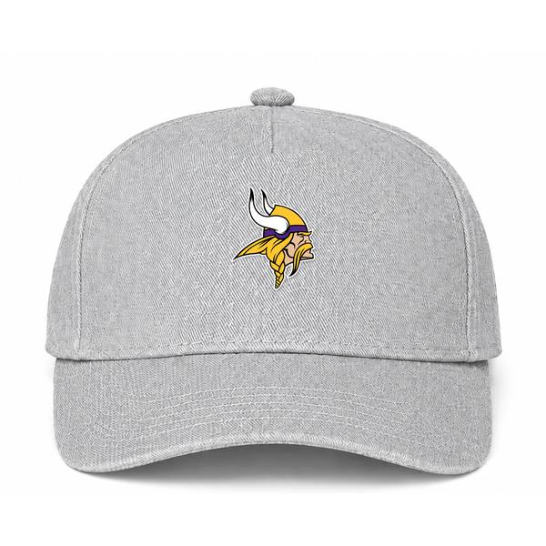 Minnesota Vikings NFL Logo Gray Dad Baseball Cap Hat