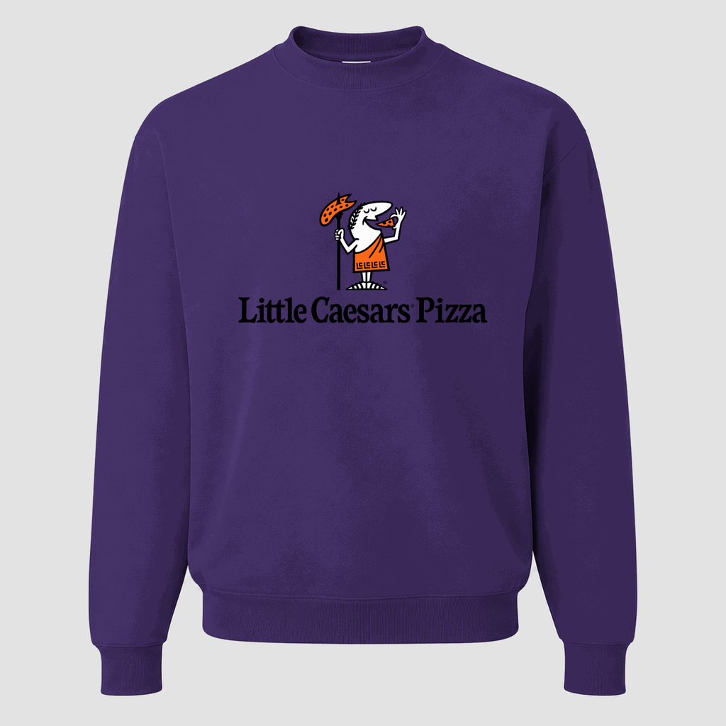 Men's Little Caesars Crewneck Sweatshirt - Purple