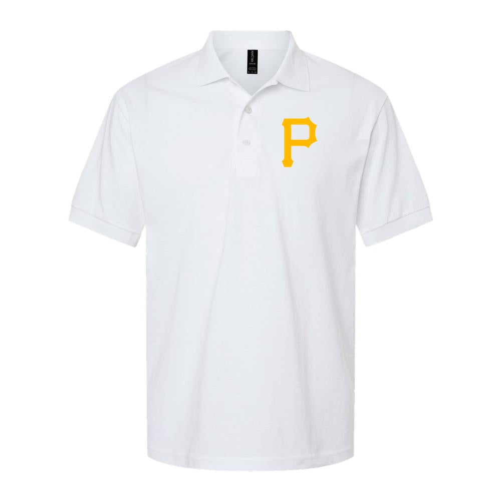 Men's Pittsburgh Pirates Dry Blend Polo - White