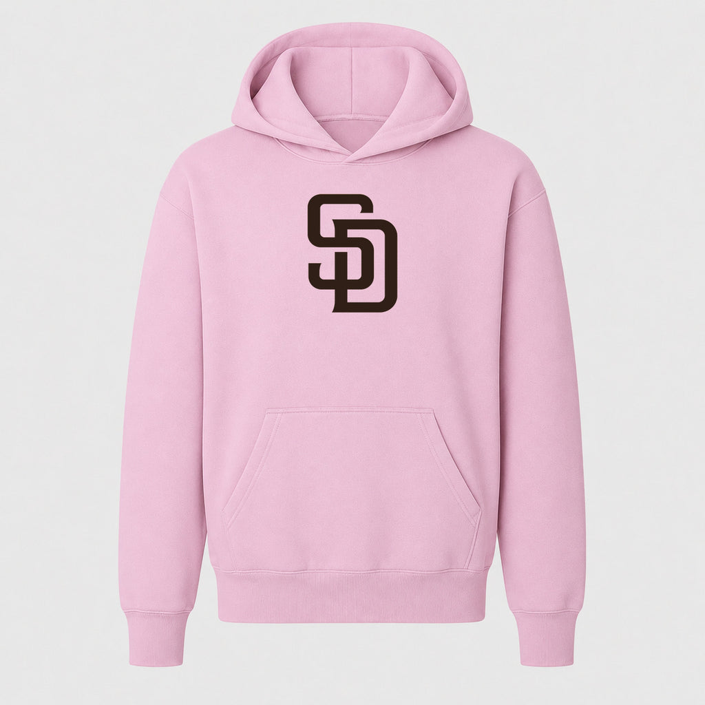 Youth San Diego Padres Pullover Hoodie - Light Pink