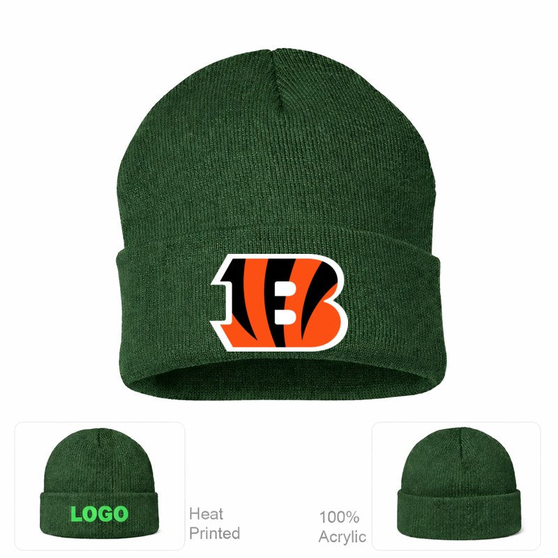 Cincinnati Bengals Forest Green Beanie Hat