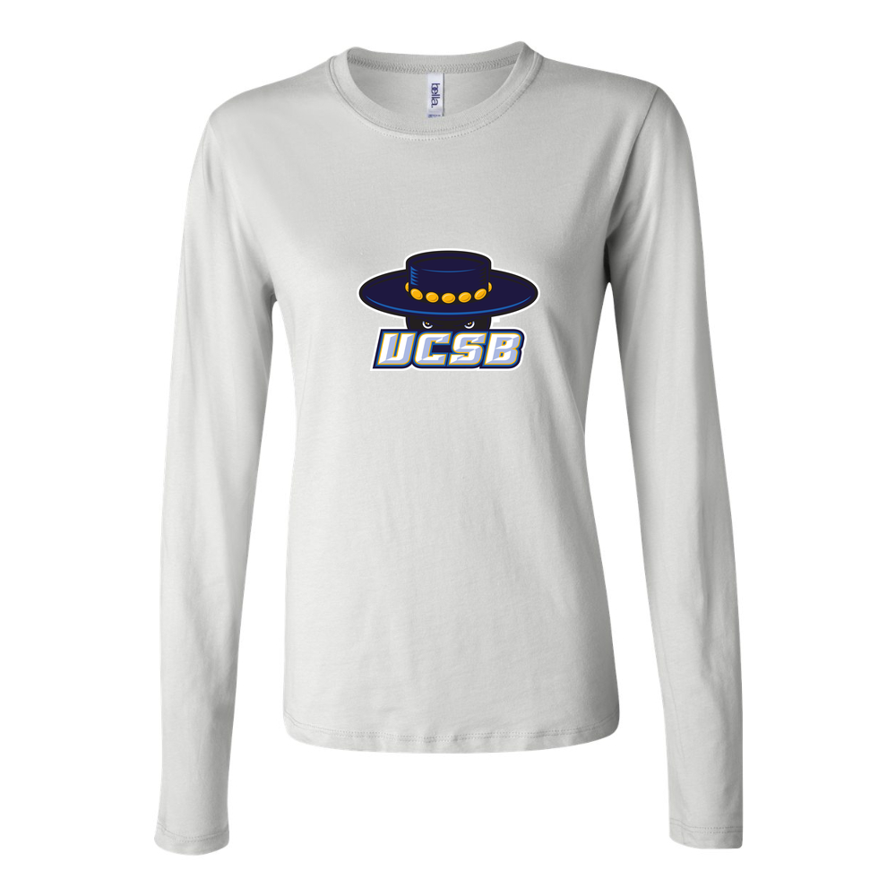 Women's UCSB Gauchos Long Sleeve T-Shirt - White
