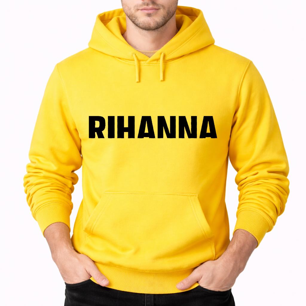Men's Rihanna Pullover Hoodie - Yellow