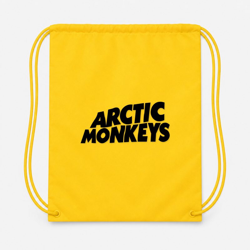 Arctic Monkeys Drawstring Bag - Yellow