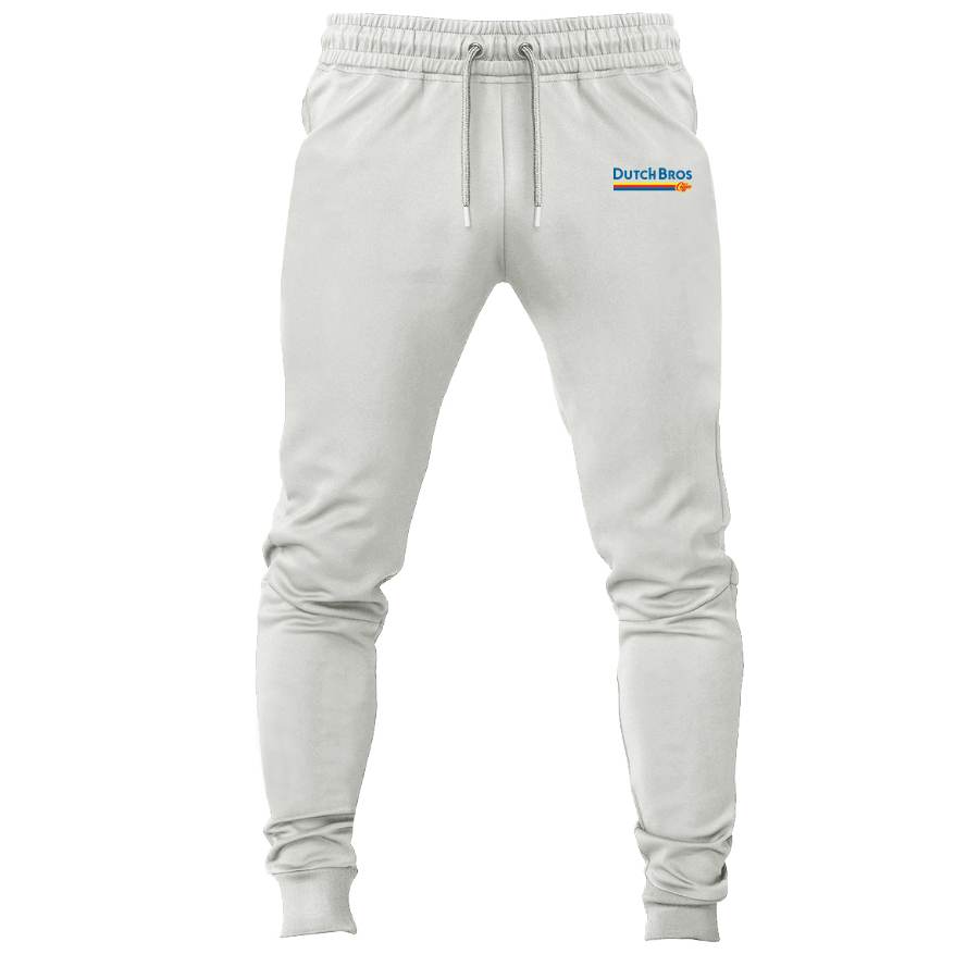 Dutch Bros Coffee joggers sweatpants - White