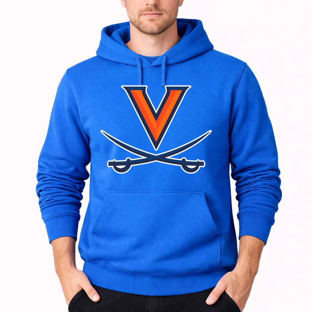 Men's Virginia Cavaliers Pullover Hoodie - Azure