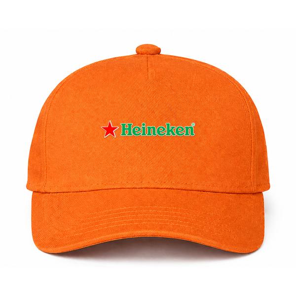 Heineken Logo Orange Dad Baseball Cap Hat