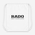 Rado Drawstring Bag - White