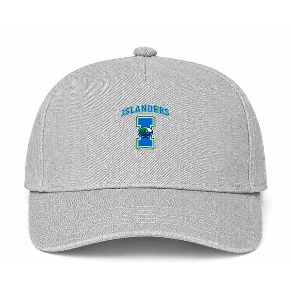 Texas A&M Corpus Christi Islanders Logo Gray Dad Baseball Cap Hat