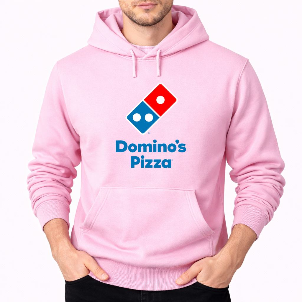 Men's Domino's Pizza Pullover Hoodie - Pink