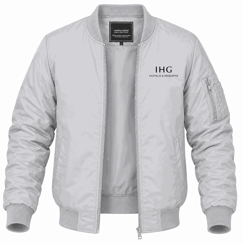 Men's IHG Lightweight Bomber Jacket - Gray