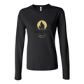 Women's Olympics 2024 Paris Black Long Sleeve T-Shirt - Black