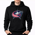 Men's Columbus Blue Jackets Pullover Hoodie - Black