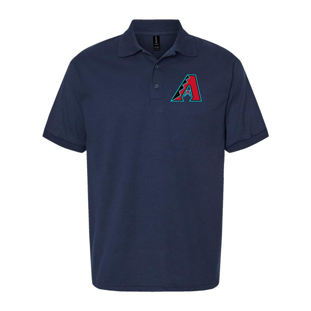 Men's Arizona Diamondbacks Dry Blend Polo - Navy