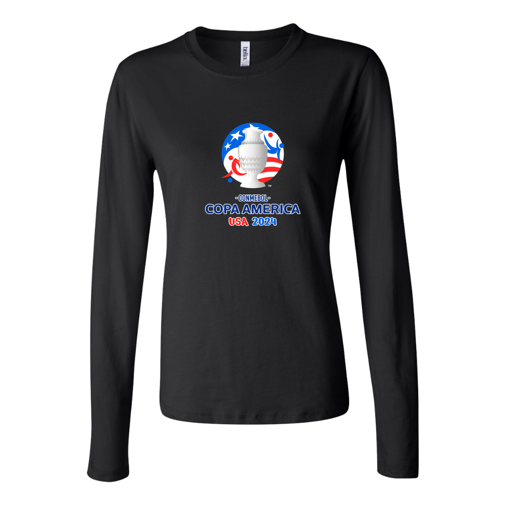 Women's Copa América 2024 Long Sleeve T-Shirt - Black