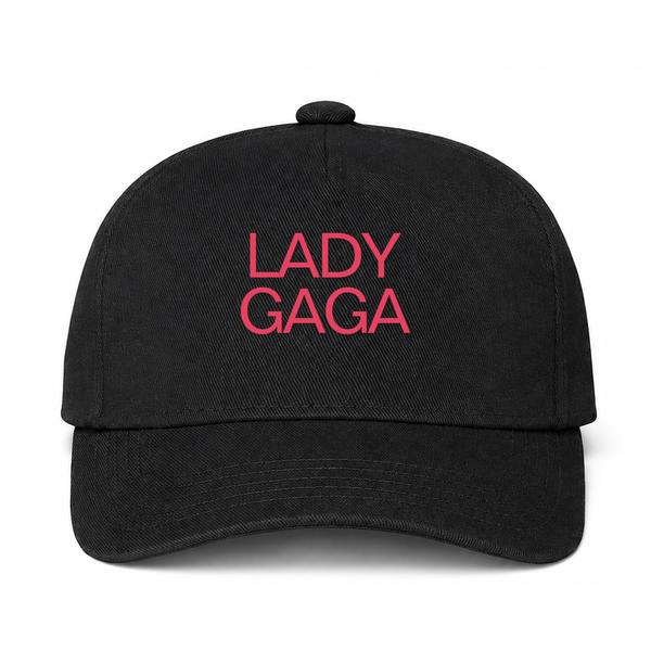 Lady Gaga Logo Black Dad Baseball Cap Hat