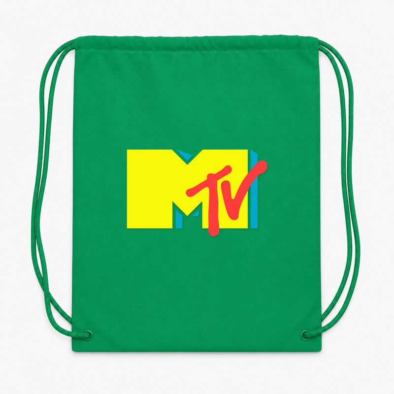 Mtv Drawstring Bag - Green