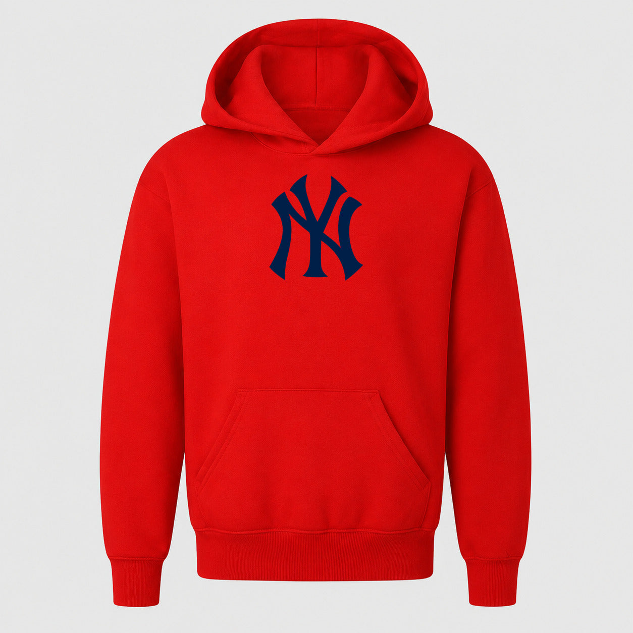 Youth New York Yankees Pullover Hoodie - Red