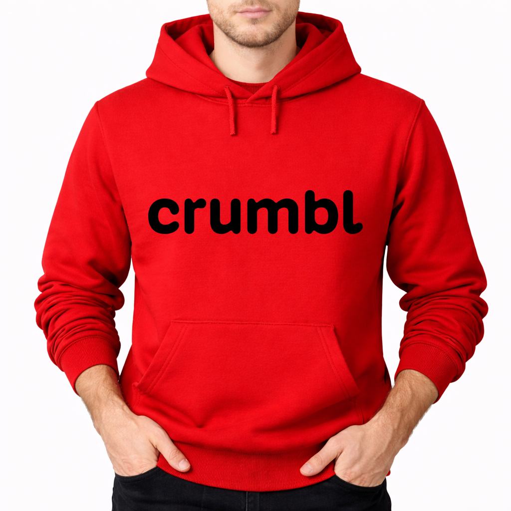 Men's Crumbl Cookies Pullover Hoodie - Red