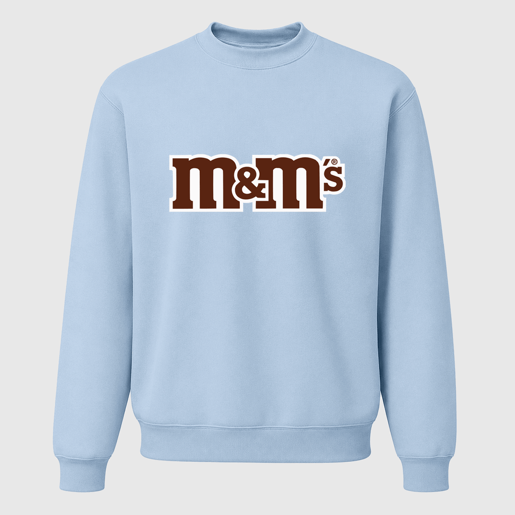 Men's M&M's Crewneck Sweatshirt - Sky Blue