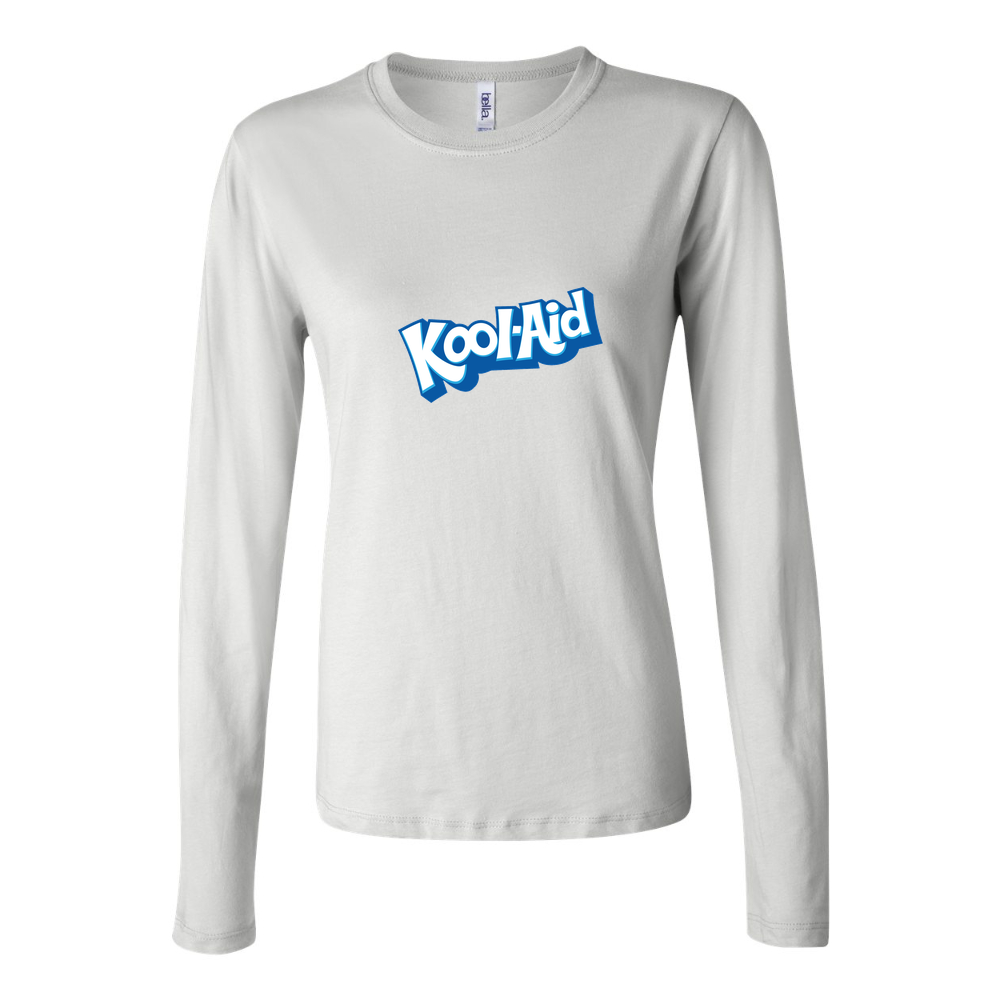 Women's Kool aid brand Long Sleeve T-Shirt - White