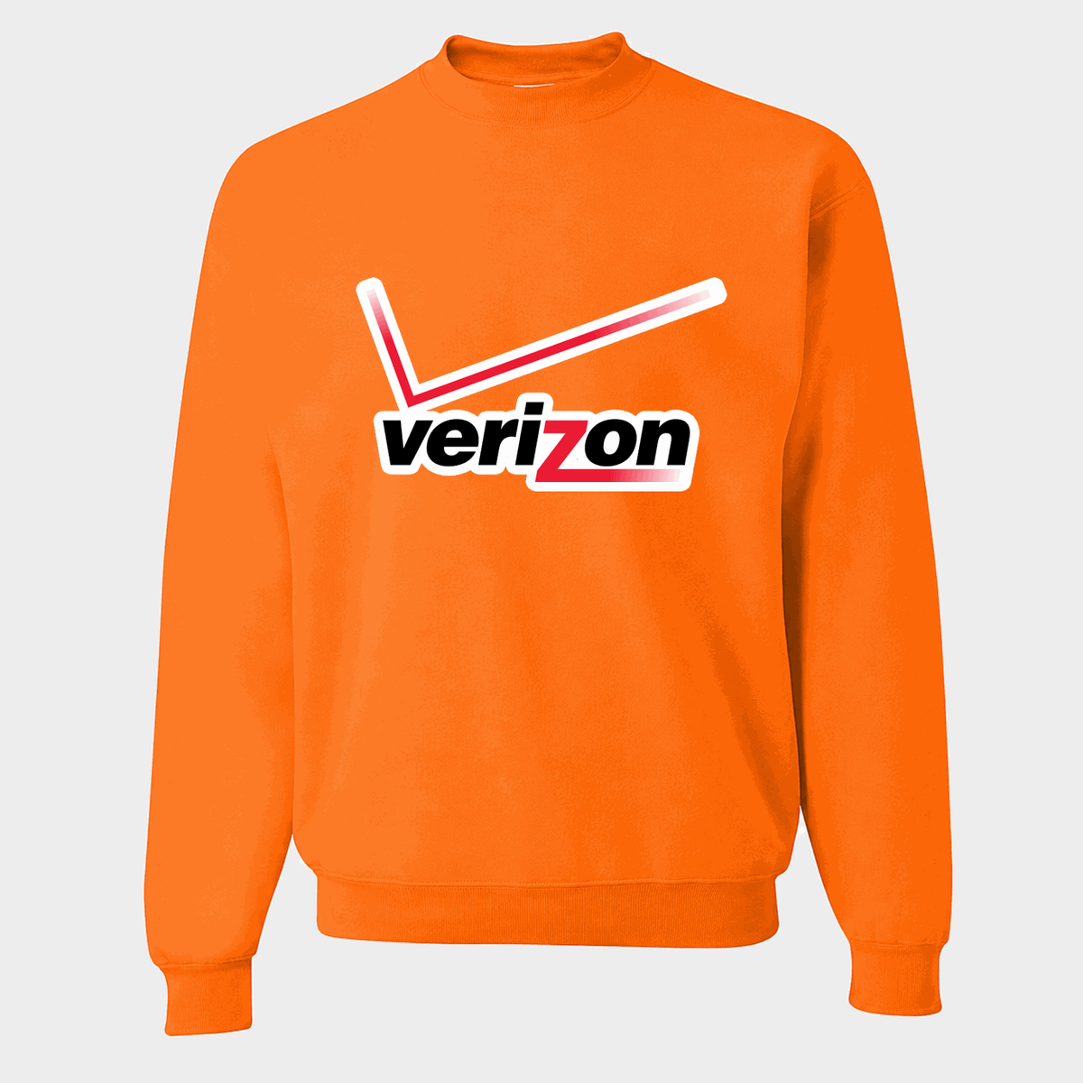 Men's Verizon Wireless Crewneck Sweatshirt - Orange