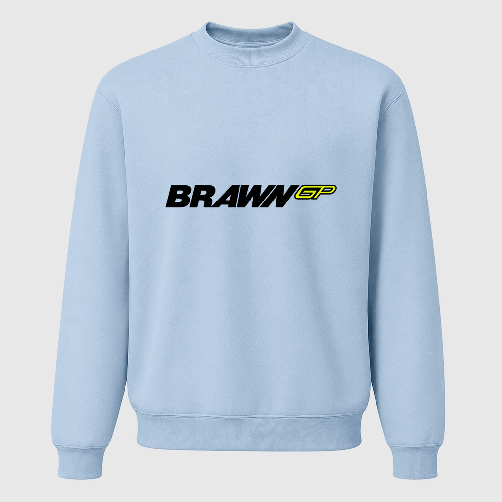 Men's Brawn GP Crewneck Sweatshirt - Sky Blue
