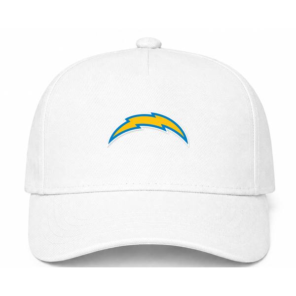 Los Angeles Chargers NFL Logo White Dad Baseball Cap Hat