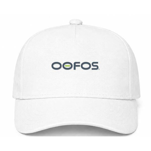 OOFOS Logo White Dad Baseball Cap Hat