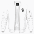 Men's Colorado Rockies Lightweight Bomber Jacket - White
